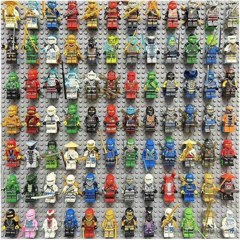 New Ninjago Minifigure Motorcycle Blind Box Assembly Puzzle Building Blocks Children's Cheap Toys Boys' Gifts