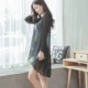 Siêu cổ tích quần áo chống nắng phụ nữ chiều dài giữa 2019 mới hoang dã voan cardigan kích thước lớn áo khoác khăn choàng rộng rãi áo khoác điều hòa nhiệt độ - Áo sơ mi chiffon ren