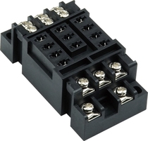 Relay base suitable for JQX-38F 220v24v12v 40A relay base large 11-pin base