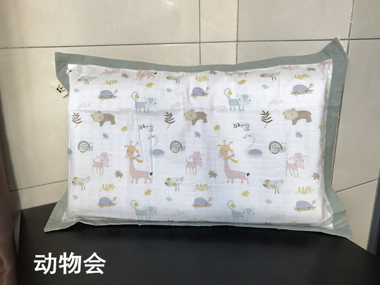 Bông gạc trẻ em hoạt hình gối gối cao su 30 * 50 Thái Lan dành cho người lớn gối 40x60cm gối hơi