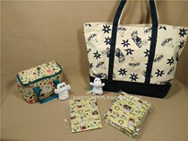 Japan m00min Moomin Yamei color folding bag shopping bag shoulder bag key bag