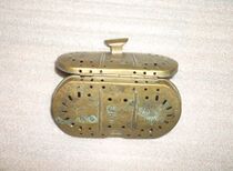 Emancipation Early Portable Copper Nostalgia Furnace Ancient Play Nostalgia Bronze Ware Stove Miscellaneous Antique Old Objects Collection Swing Piece Hot Pins