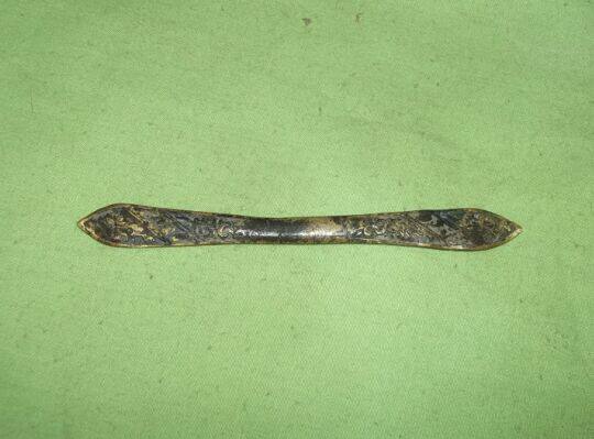 Qingmin Chisel Workers Bronze Hairpins Hair Hairpins Ancient Play Nostalgia Bronze Ware Hair Accessories Antique Old Objects Collection Miscellaneous Props Hot Pins