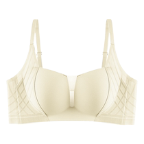 Catman Seamless Underwear Womens Summer Thin Small Breast Gathering Anti-Sagging Secondary Breast Lifting Back Beautiful Sexy Bra