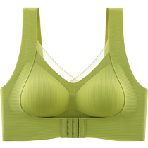 Catman underwear for women with big breasts small push-up new style seamless bra front button pull-up anti-sagging beautiful back hot style bra