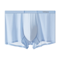 Catman Mens Ice Silk Underwear Summer 2024 New Cool Breathable Seamless Youth Boxer Shorts Large Size