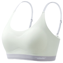 Catman Teen Underwear Girls Bra No Trace Breathable Middle and High School Students Development Period Old Childrens Vest Thin Section