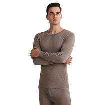 Catman Thermal Underwear Mens Thickened Velvet Suit Autumn Clothes Autumn Pants Winter Wool Heating and Coldproof Cotton Sweater