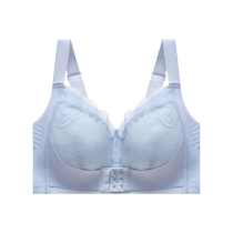 Catman plus size underwear for fat mm women with big breasts showing small upper support to prevent sagging thin front button lace bra