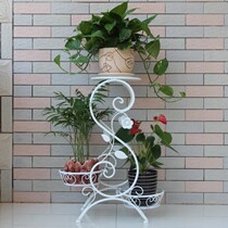 Iron Art Flower Shelf Flower Basket Flower Shop Flowers Decoration Rack Art Illustrator Bonsai Rack