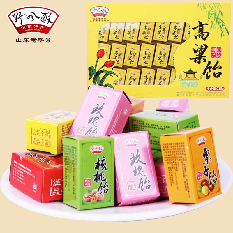 Hangfeng Shandong specialty Solid Solid Southwood Package 238g authentic old - fashioned nostalgic snacks