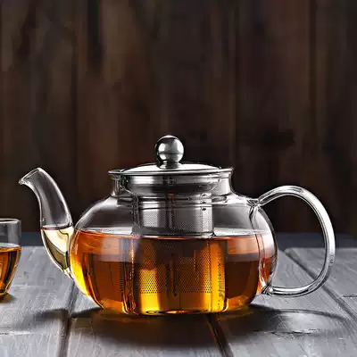 Thickened glass teapot High temperature resistant stainless steel liner teapot kettle Filter Teapot Tea pot Tea set