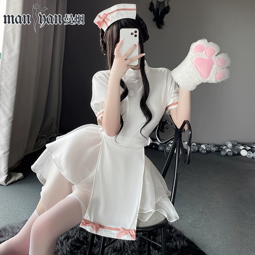 Сексуальное нижнее белье, униформа медсестры, комплект, пижама