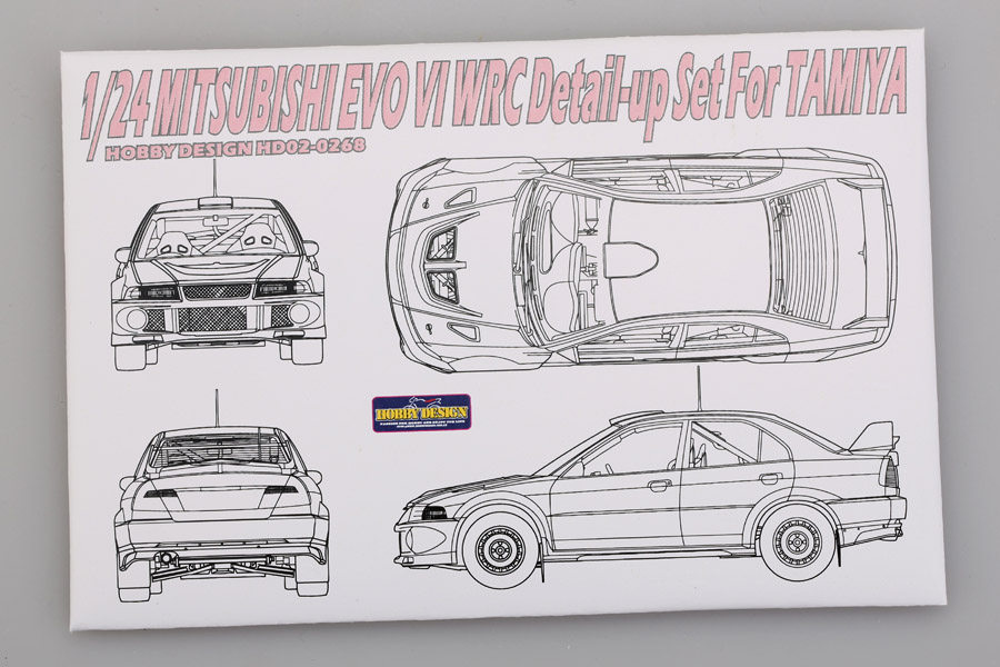 HobbyDesign etched sheet 1 24 EVO VI WRC gamefield HD02-0268-Taobao