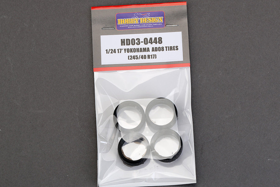 HobbyDesign 1 24 17 inch Yokohama AD08 tire model HD03-0448-Taobao