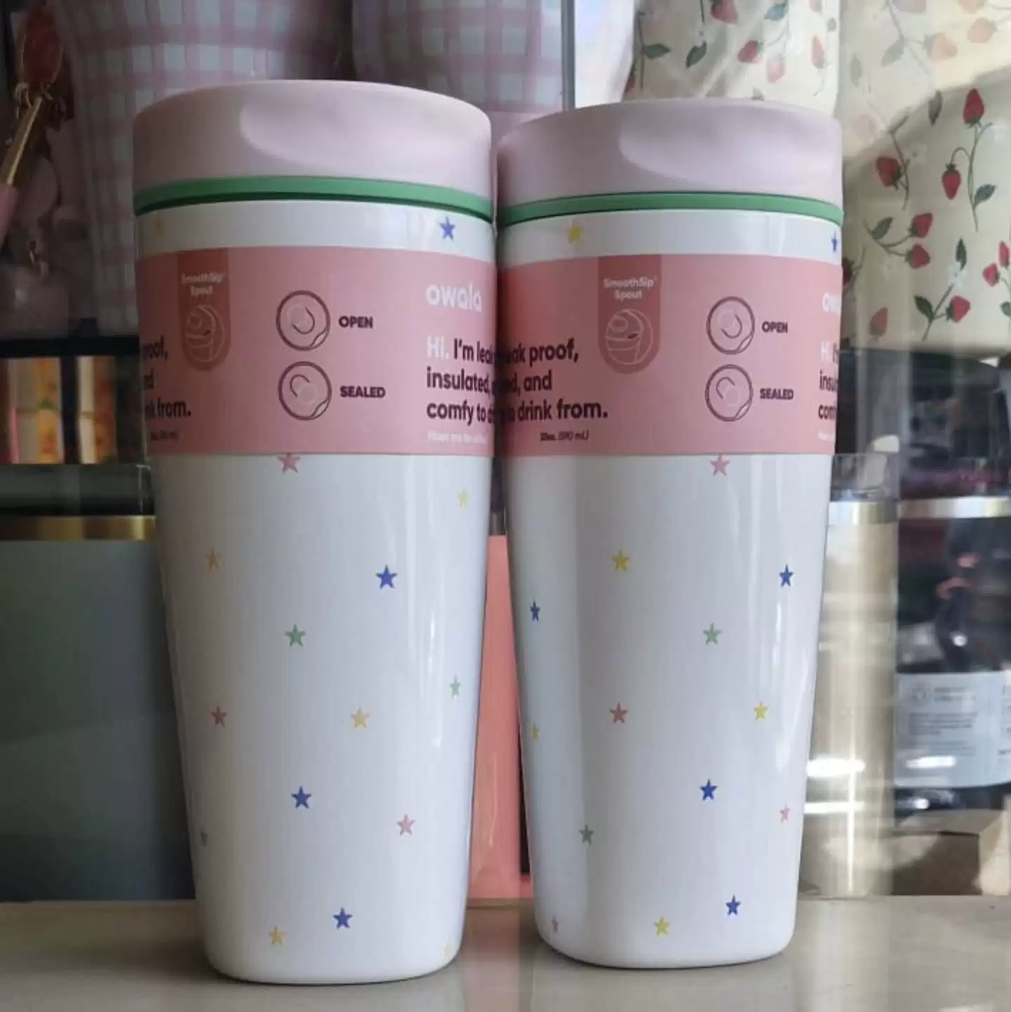 Кружка-термос Owala Smoothsip Slider 12OZ/20OZ, спортивная чашка для воды, кружка для автомобиля, кружка для кофе