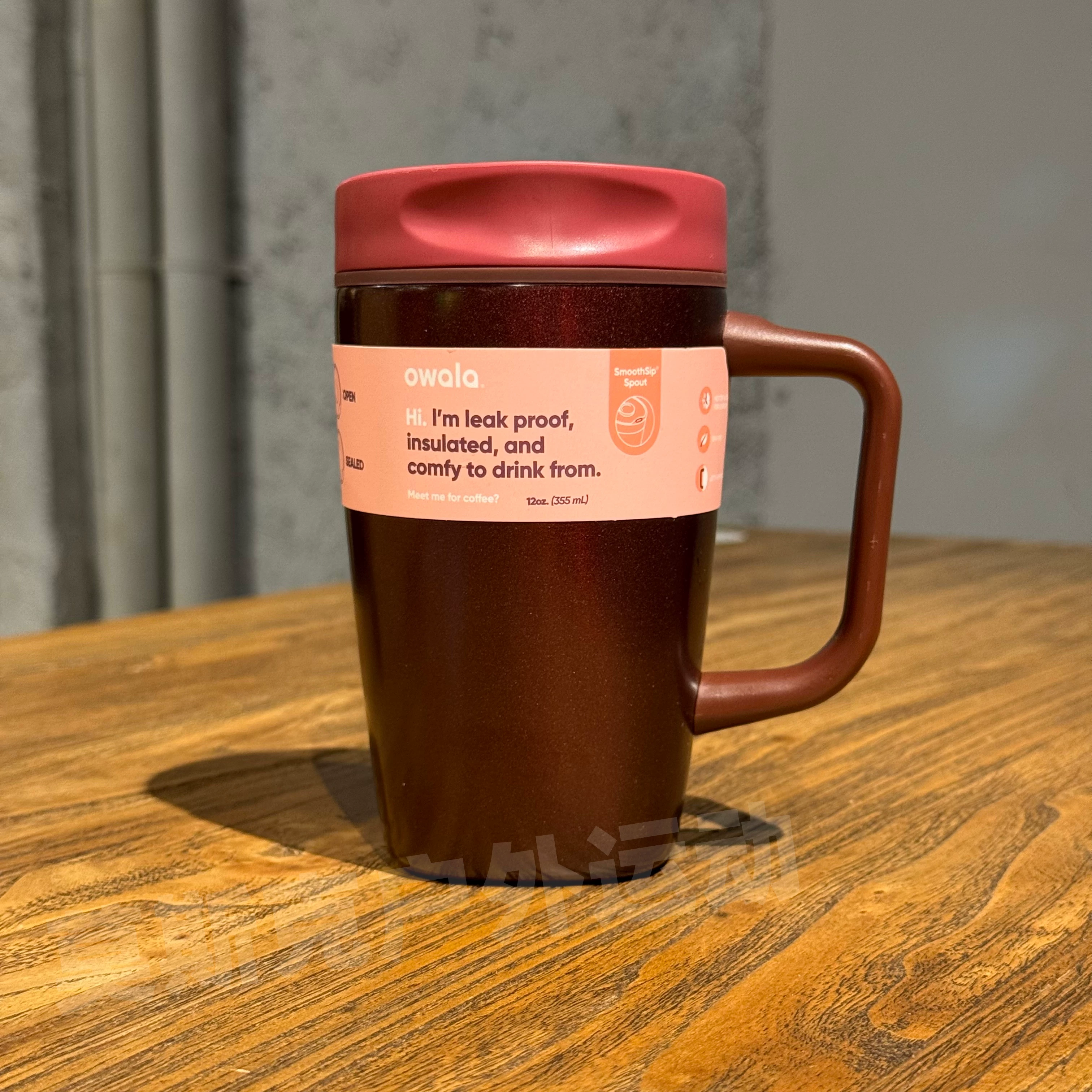 Кружка-термос Owala Smoothsip Slider 12OZ/20OZ, спортивная чашка для воды, кружка для автомобиля, кружка для кофе