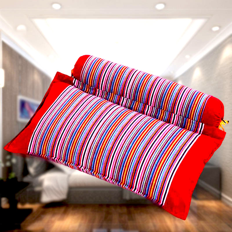 Ai pillow natural pure leaf filled cervical vertebrae comfortable and multi-functional high-quality old rough cloth neck can be removed