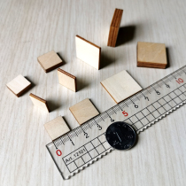  Board Game Station War Game Counter Piece Wooden operator Embryo Piece World War II Army flagstaff Chess DIY