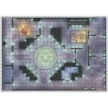 Board game Post station DDM board] Black fine flash Drow Enclave underground city running group War chess customization