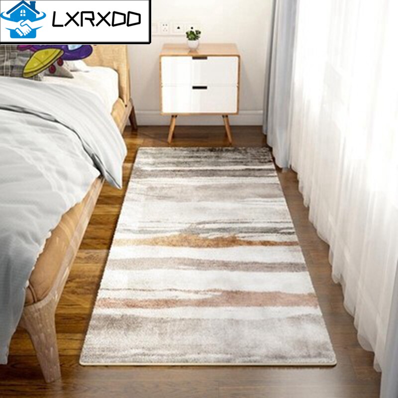 Carpet bedroom living room bedside blanket strip simple modern home thickened imitation cashmere floor mat can be machine washed