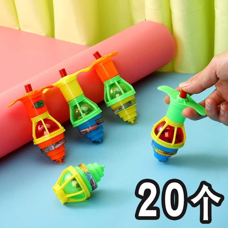 Luminous small tops spinning tops Showering Hot Selling Kindergarten Students Prizes Baby Small Gifts 61 Children's Day