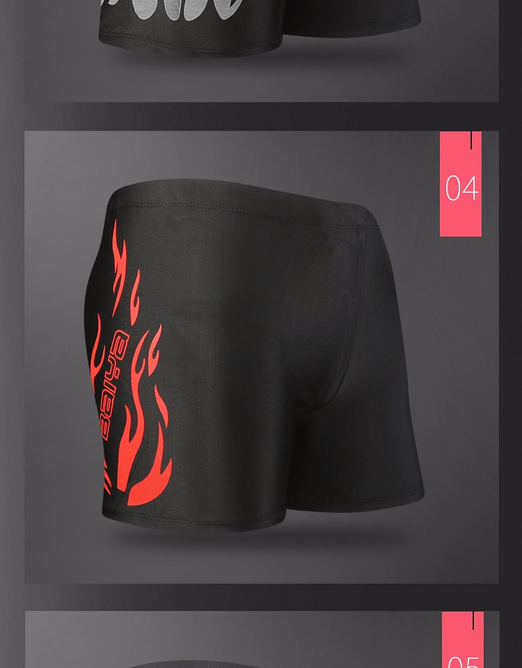 Thời trang ngọn lửa dành cho nam giới kích thước lớn quần short boxer quần short nam bơi ngắn chuyên nghiệp quần short sản phẩm mới bán buôn bikini 2 mảnh