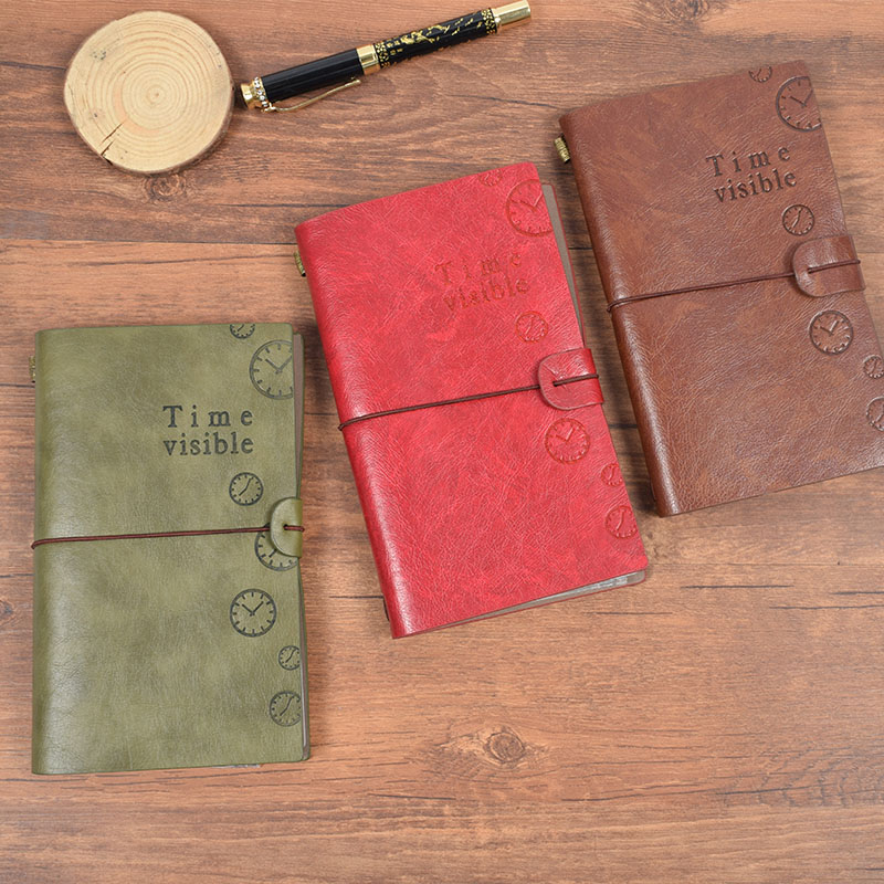 Creative retro travel Ben notebooks Imitation Leather Pu Handbooks Ben Loose-book Notes Matter of the Day