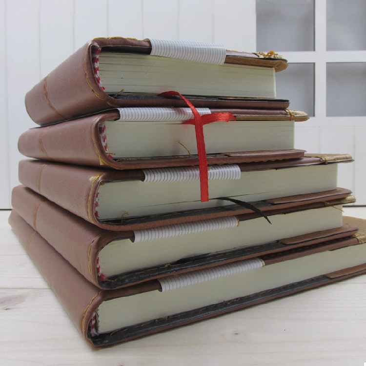 Hanjia Business Yellow Leather Notebook Notebook Meeting Business Records Book 25k 32 wholesale