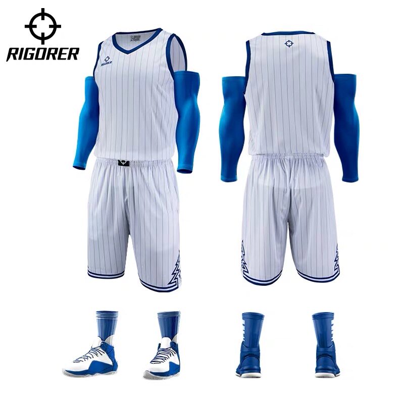 Prospective basketball clothing suit 2019CUBA 8 strong match sponsored basketball clothing men's and women's self-cultivation large size digital full print