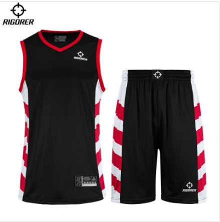 Standard basketball suit suit team custom ball suit Training game vest College student youth printed team uniform male