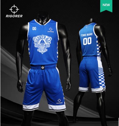 Quasi basketball suit set men's and women's custom team uniform competition training college student sports breathable diy print jersey