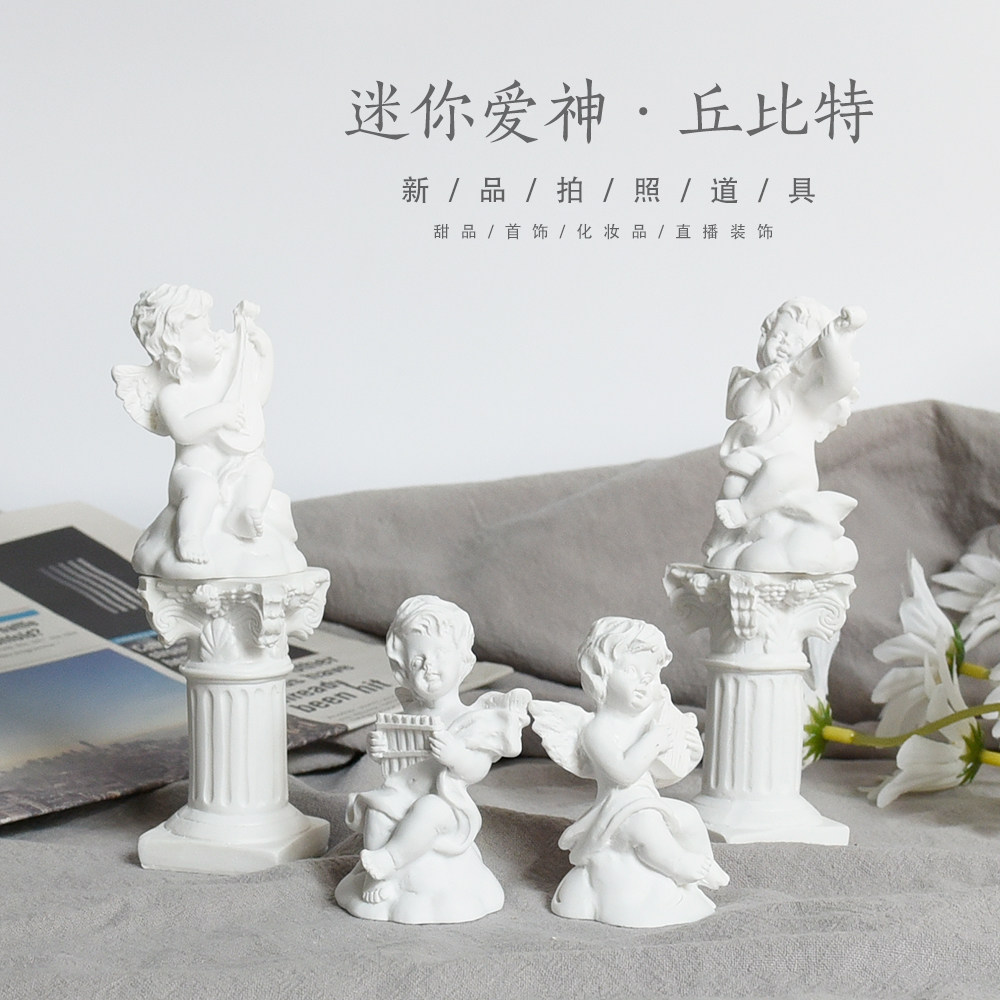 ins mini - furnishing home accessories angels set up the Love Cupid Gypress Resin photography props
