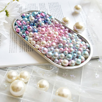 Gradient Mermaid Pearl Shoot Prop Girl Simulation Color Pearl in Nail Decoration Take Background