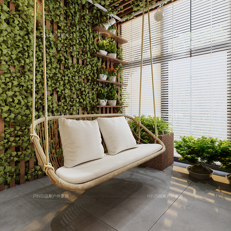 Ceiling Fuji Chain Single Two Swing Sofa Celsius Chamber Cradult Lazy Ceiling Net Red Outdoor Vine Chair