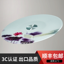 Table Turntable Round Tempered Glass Table Home Round Table Rotary Base Dining Table Table Top Table Customize