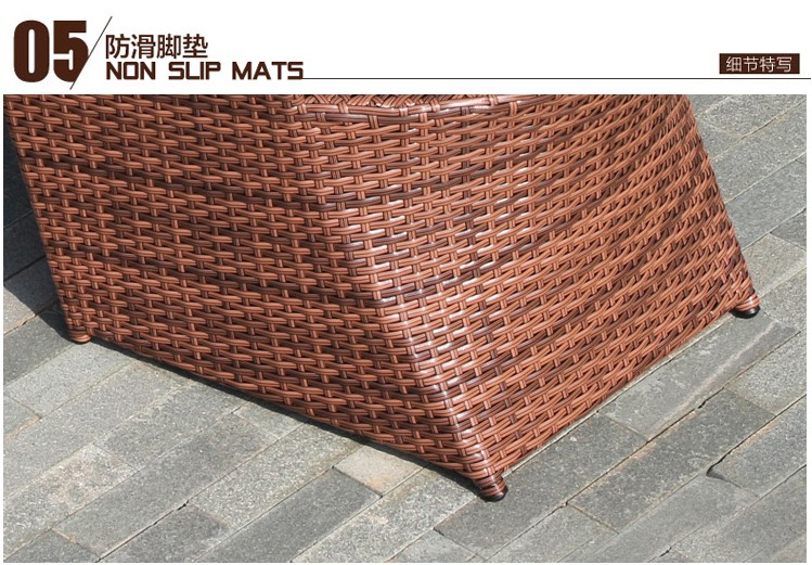 Bàn ghế mây ngoài trời giải trí bàn ghế kết hợp ô ghế mây bàn cà phê ghế ba hoặc năm bộ ban công wicker ghế - Bàn ghế ngoài trời / sân bàn ghế mini ban công