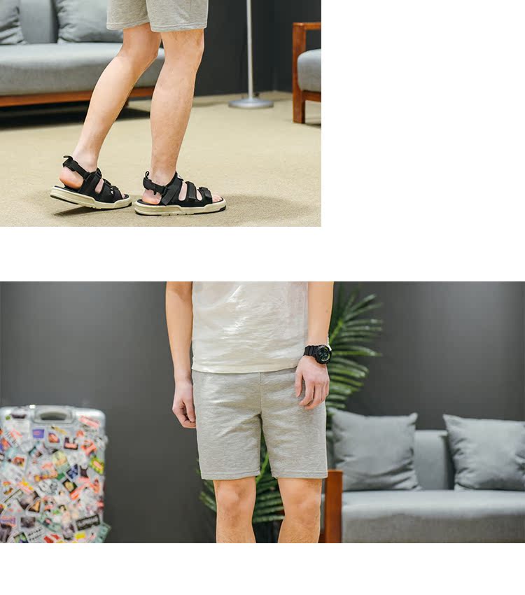Mùa hè 2018 mới quần short nam phiên bản Hàn Quốc của Nhật Bản quần mỏng phần thoáng khí quần thể thao đi biển hoang dã dành cho giới trẻ quần bò nam đẹp