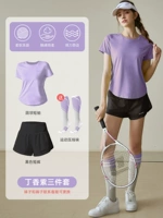 Комплект, черные шорты для спортзала, 3 предмета