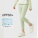 Леггинсы, тонкие дорожные штаны, спортивный детский быстросохнущий комплект для спортзала, для бега, защита от солнца