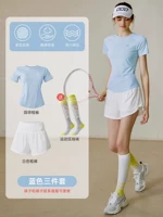 Комплект, шорты для спортзала, короткий рукав