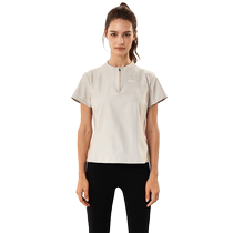 Sweat suit for women professional fitness clothing running sports suit half-zip short-sleeved yoga suit internet celebrity jump rope sweat suit