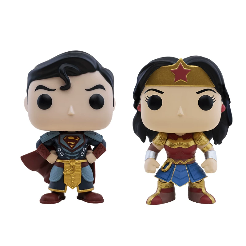 DC, королевские герои, минифигурка, кукла, Супермен, Чудо-женщина