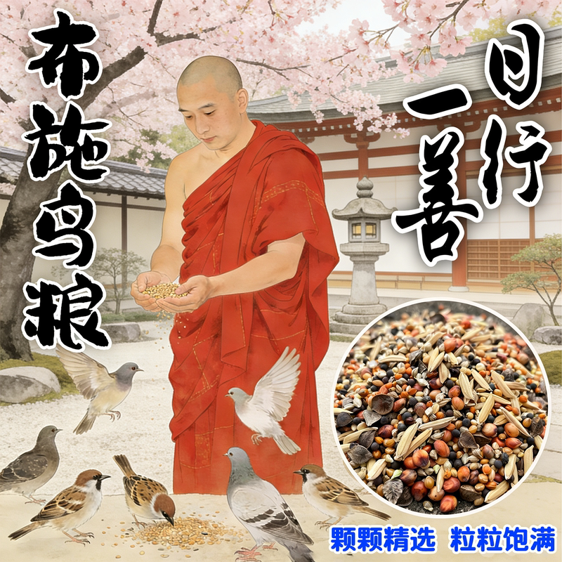 Outdoor Feeding Bird Food, Small Bird Food, Pigeon Bird Food, Bird Food for Offering, Sparrows, Turtle Doves, Outdoor Feeding Special, Natural with Shell