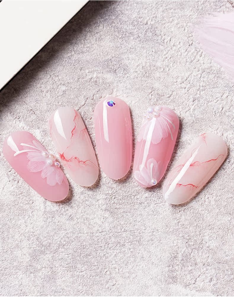 Sơn móng tay keo bột màu da Sơn móng tay keo dán keo 2019 Màu mới Jelly Red nude Color Ice Through Jelly Gel 15ml - Sơn móng tay / Móng tay và móng chân sơn móng tay màu đỏ