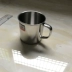 Mẫu giáo đặc biệt 7cm inox miệng cốc 304 cốc nước trẻ em học sinh nhỏ chén trà có thể được chữ - Tách bình uống nước bbox Tách