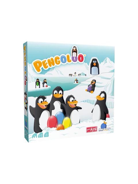American Blue Orange Antarctic Little Penguin Pengoloo Family Children's Board Game Memory Training Matching
