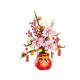 Lele Brothers 9120-9149 Chinese New Year God of Wealth Bouquet Toy Assembly Desktop Wooden Ornament Gift