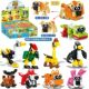 Wholesale Compatible Le High-Quality Small Particle Building Blocks Creative Toys for Children, Small Gifts for Night Market Stalls