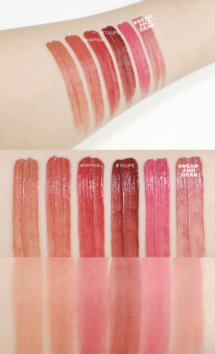 3CE mờ mờ nhung son bóng men son bóng tin đồn son môi gạch đỏ TAWNY RED CHANGE MODE - Son bóng / Liquid Rouge 	son bóng dưỡng	